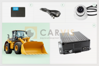 Комплект видеонаблюдения для бульдозера (стандарт)