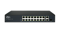 Коммутатор RVi-1NS16F-1T-1C на 16 портов poe
