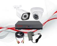 Комплект видеонаблюдения комбинированный 1+1 1080P