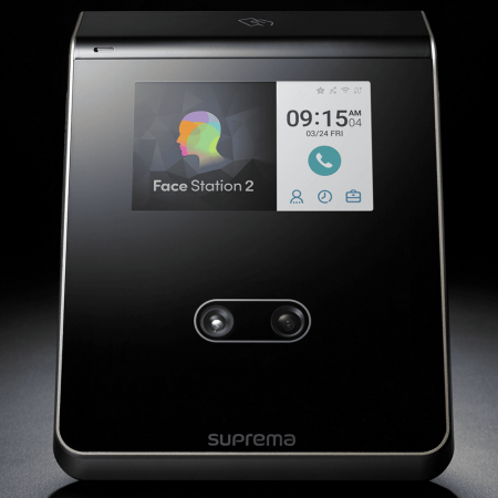 Автономный контроллер Wisenet FaceStation2 с биометрическим и RFID считывателями