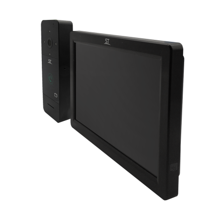 Домофон ST-MР300/7 серия «Земля» ЧЕРНЫЙ (TS/SD/WF/IPC/1080P/IP/110°/IC) КОМПЛЕКТ