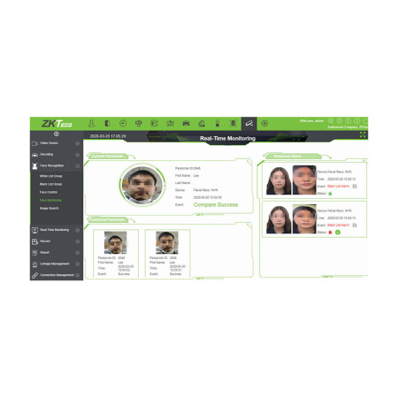 Веб-платформа «Все-в-одном» ZKBioSecurity-V5000